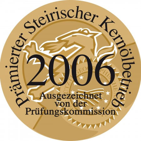 Prämierter Steirischer Kernölbetrieb 2006