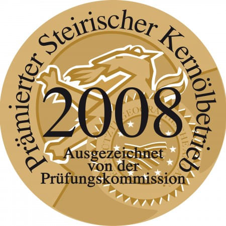 Prämierter Steirischer Kernölbetrieb 2008