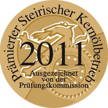 Prämierter Steirischer Kernölbetrieb 2011