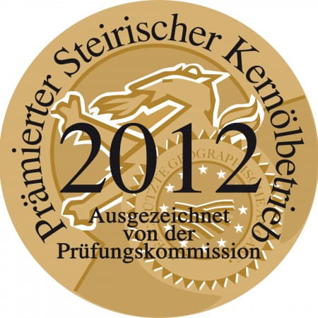 Prämierter Steirischer Kernölbetrieb 2012