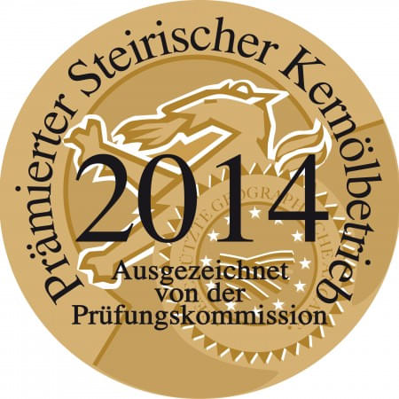Prämierter Steirischer Kernölbetrieb 2014