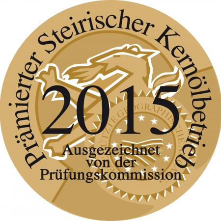 Prämierter Steirischer Kernölbetrieb 2015