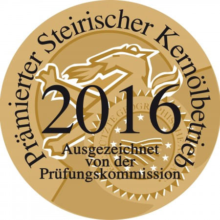 Prämierter Steirischer Kernölbetrieb 2016