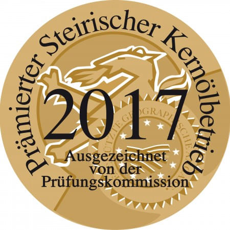 Prämierter Steirischer Kernölbetrieb 2017