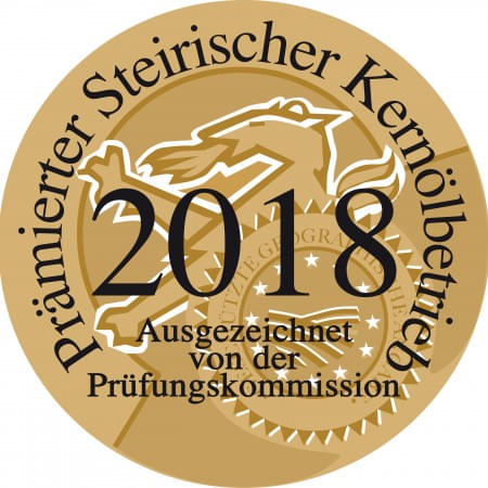 Prämierter Steirischer Kernölbetrieb 2018